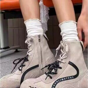 Ladies Shoes Lace up Boots